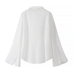 Damen Elegant geschnittene Bluse mit Rüschendetails R&B