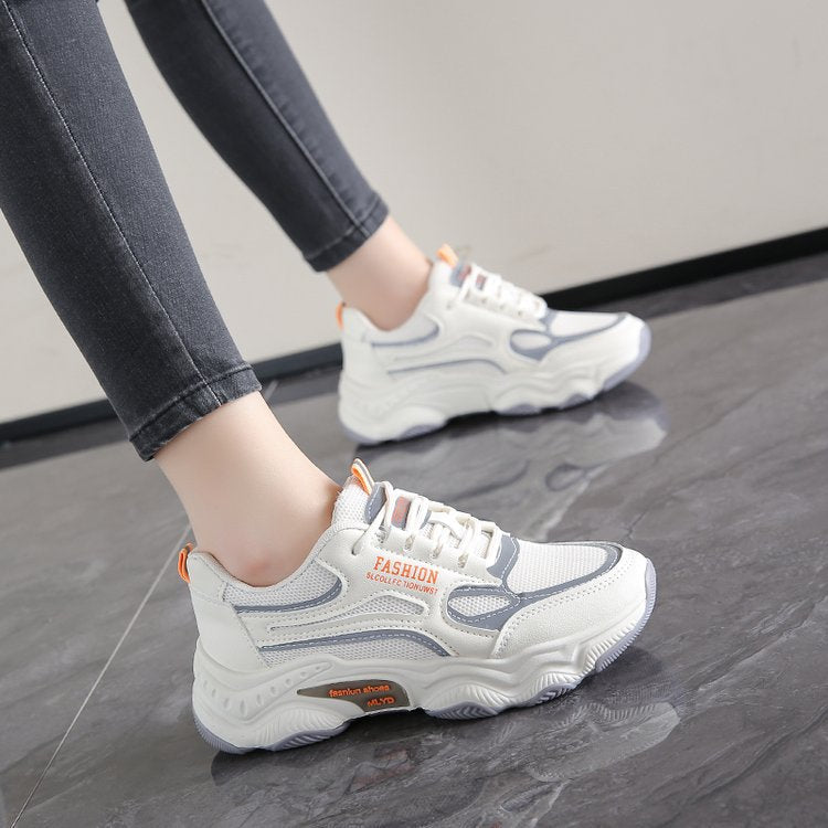 Damen Modische Sneakers mit komfortabler Dämpfung und atmungsaktivem Mesh-Obermaterial R&B