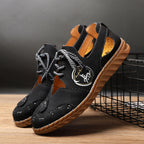 Damen Bequeme und atmungsaktive Freizeitschuhe mit spezieller Lochung R&B