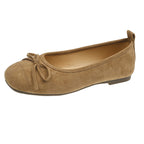 Damen Ballerinas mit feinem Schleifen-Detail aus柔igem Material R&B