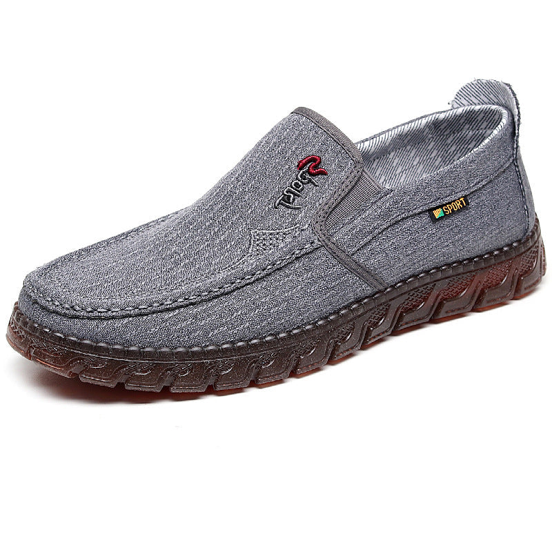 Damen bequeme Slip-On Schuhe aus atmungsaktivem Textilmaterial