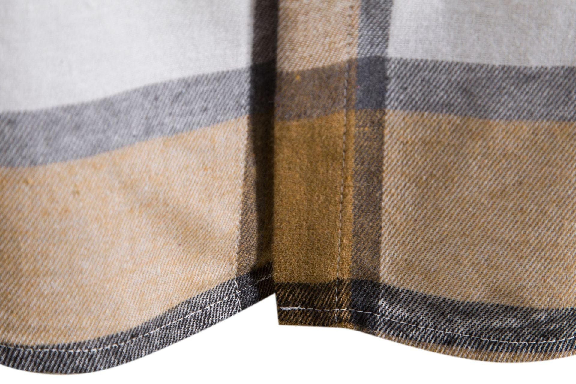 Herren Karohemdjacke mit integriertem Kapuzenpullover und bequemen Knopfdetails
