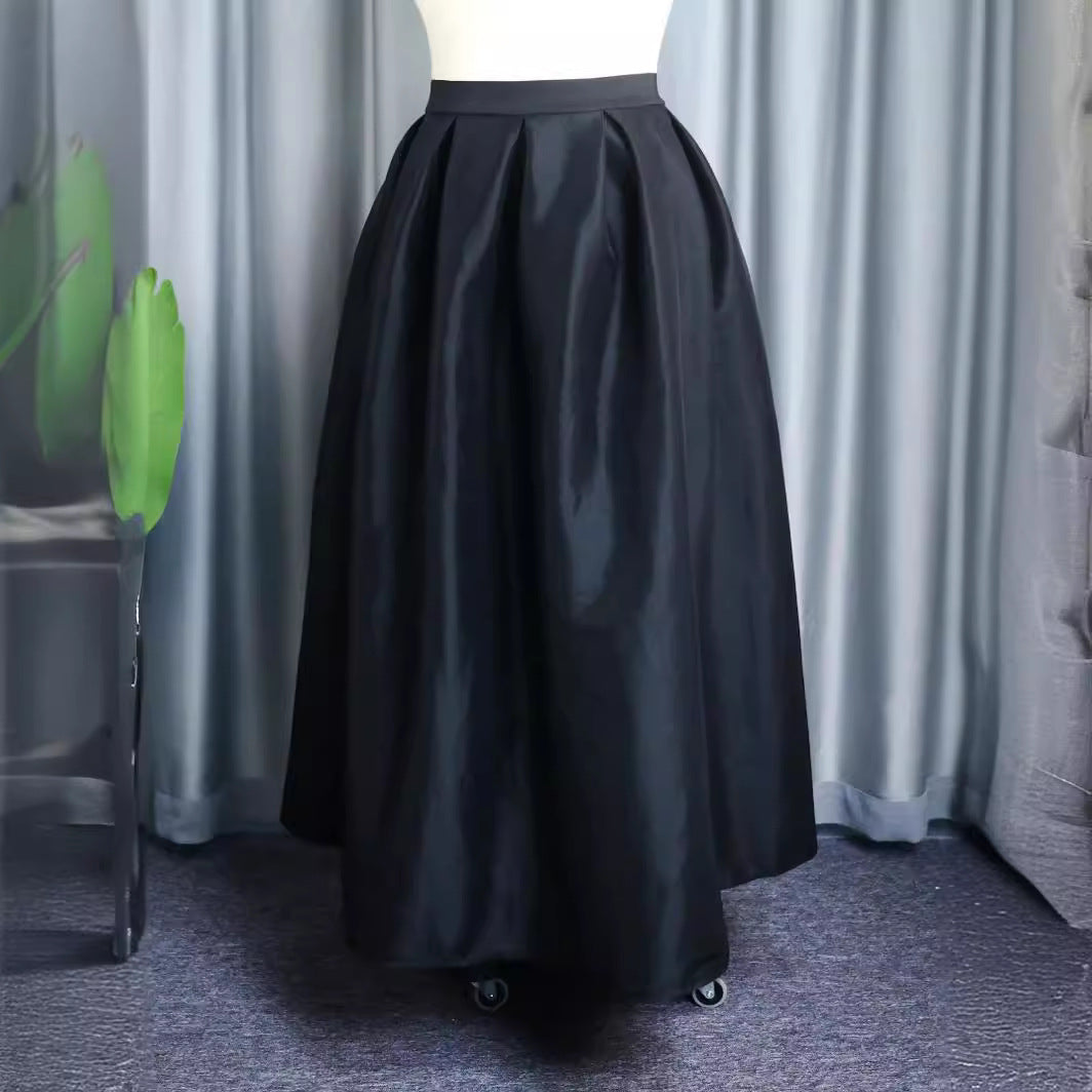 Damen Eleganter Maxirock mit Faltenwurf R&B