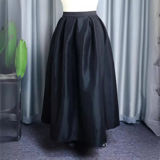 Damen Eleganter Maxirock mit Faltenwurf R&B