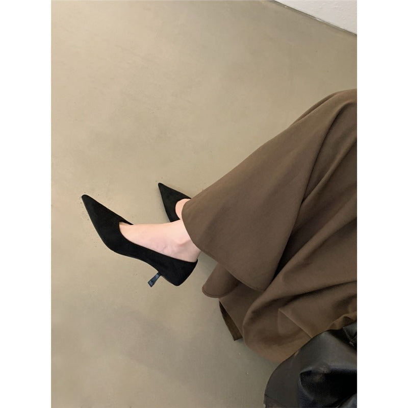 Damen spitze Pumps mit elegantem Absatz R&B