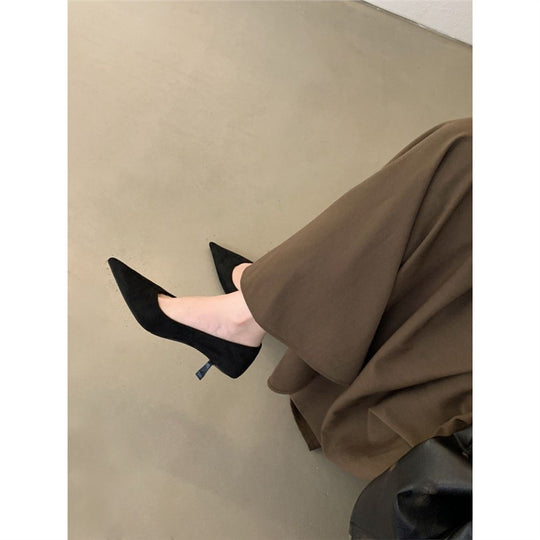 Damen spitze Pumps mit elegantem Absatz R&B