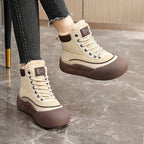 Damen modische Winterstiefel mit isolierendem Innenfutter und rutschfester Sohle R&B