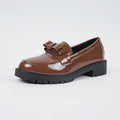 Damen Modische Loafers mit dekorativem Schleifchen R&B