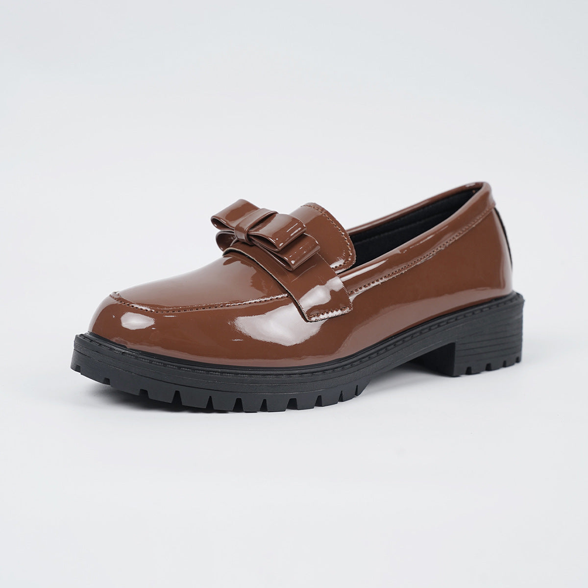 Damen Modische Loafers mit dekorativem Schleifchen R&B