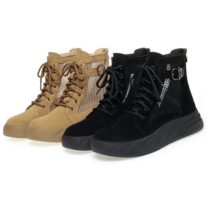 Damen Sportliche Sneakers mit atmungsaktiver Netzstruktur und flexibel dämpfendem Sohlenbereich R&B