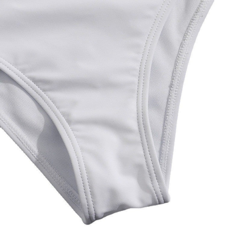 Damen Einteiler Badeanzug mit eleganten Rüschendetails R&B