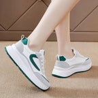 Damen Komfort-Sneaker mit dicker Plateausohle und trendigem Design R&B