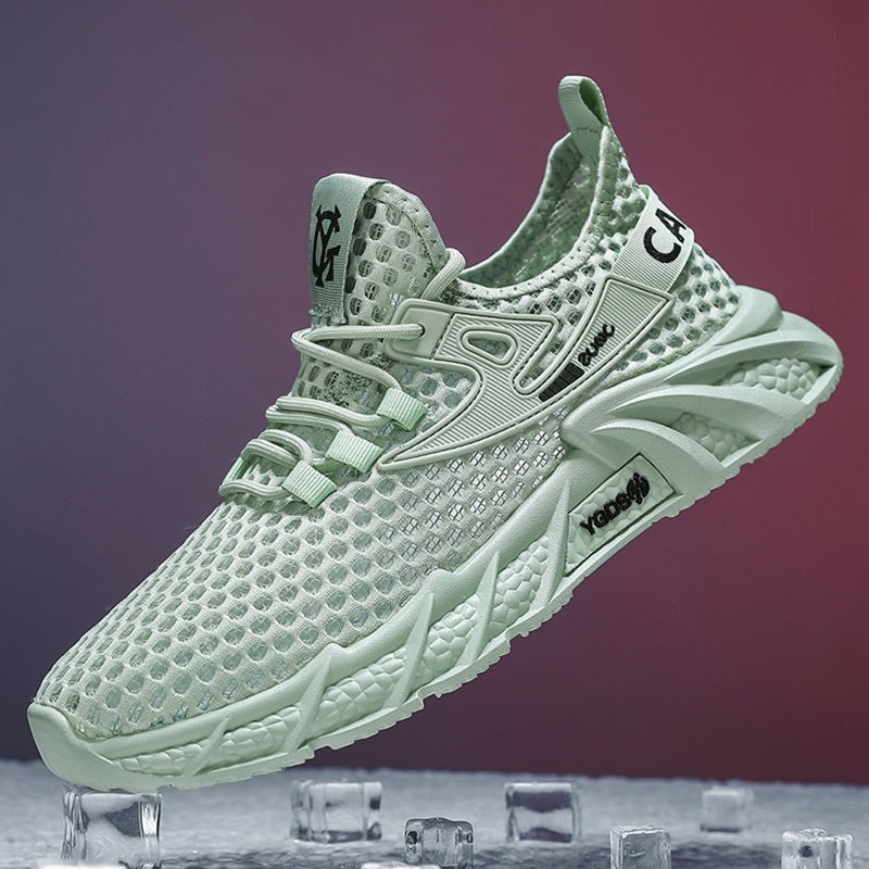Damen Sportliche Sneakers mit atmungsaktivem Netzoberteil und stoßdämpfender Sohle R&B