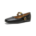 Damen Ballerinas mit dekorativem Riemchen und Blumenakzenten