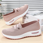 Damen Sportliche Sneaker mit elastischem Strick-Obermaterial und dämpfender Sohle