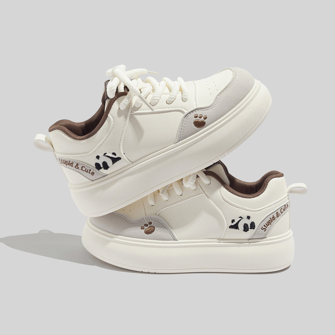 Damen Sportliche Sneakers mit verspieltem Tiermotiv R&B