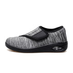 Damen Komfortable Slip-On Sneakers mit elastischem Klettverschluss R&B