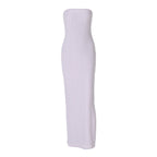 Damen Figurbetontes Bandeau-Maxikleid aus elastischem Material R&B