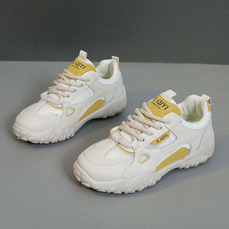 Damen Sportliche Freizeitsneaker mit atmungsaktiven Mesh-Einsätzen und griffiger Laufsohle R&B