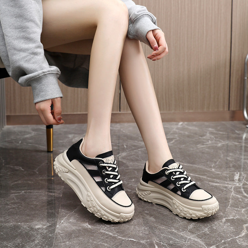 Damen Sneakers mit modernem Plateau-Design R&B