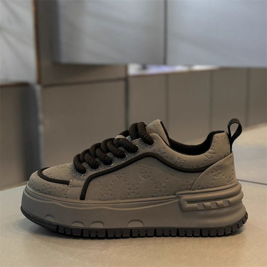 Damen modische Chunky Sneakers mit rutschfester Sohle und atmungsaktivem Obermaterial R&B