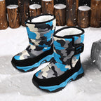 Damen warme und gefütterte Winterstiefel R&B