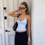 Damen Sportliches Haltertop aus atmungsaktivem Material R&B