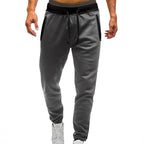 Herren Sportliche Jogginghose mit eingearbeiteten Seitentaschen und verstellbarem Kordelzug R&B