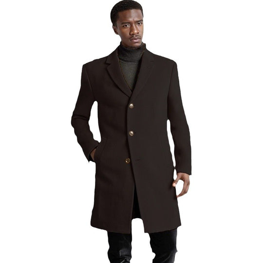 Herren eleganter Langmantel R&B