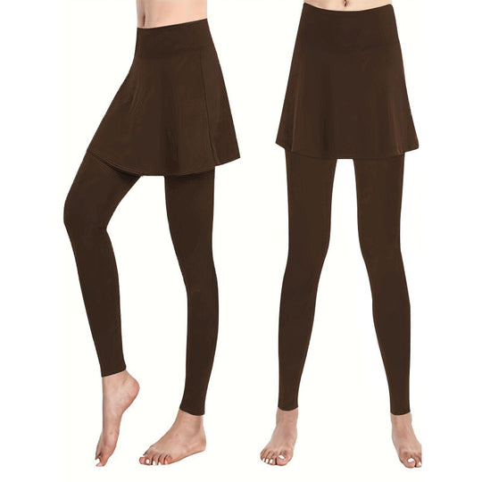 Damen Leggings mit integrierter Skirtschnitt R&B
