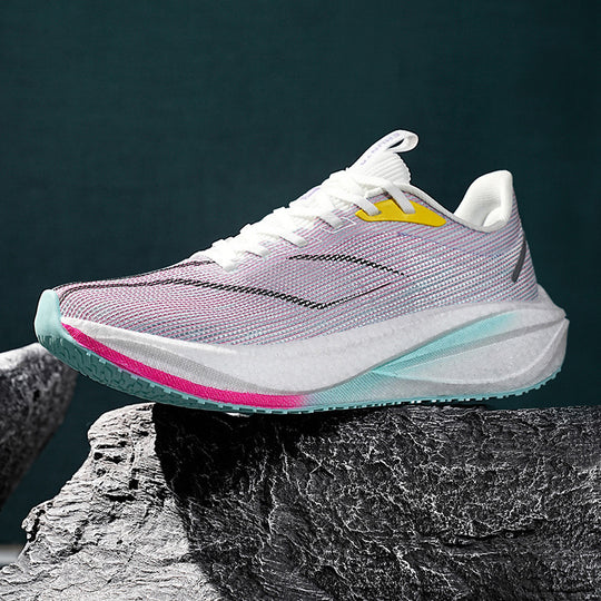 Damen Hochleistungs-Laufschuhe mit atmungsaktiver Oberflächenstruktur und optimierter Dämpfung R&B