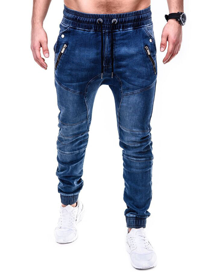 Herren Jogginghose im modernen Skinny Fit mit dehnbarer Baumwollmischung und sportlichen Details R&B