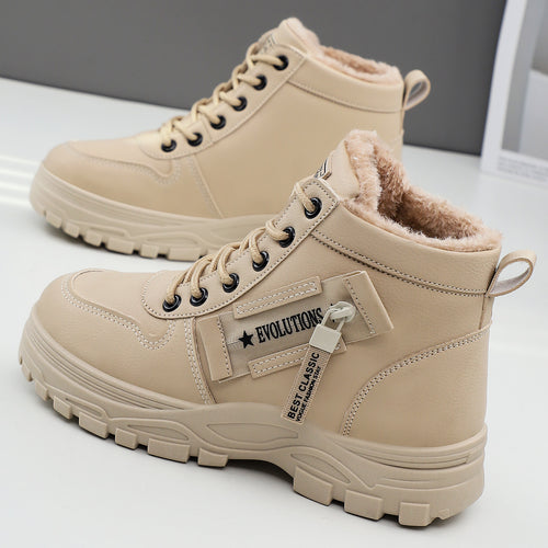 Damen Urbaner Winterstiefel mit trendigem Design und warmer Fütterung R&B
