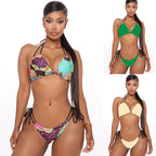 Damen Triangel-Bikini mit verstellbaren Bändern und sexy Schnittdetails R&B
