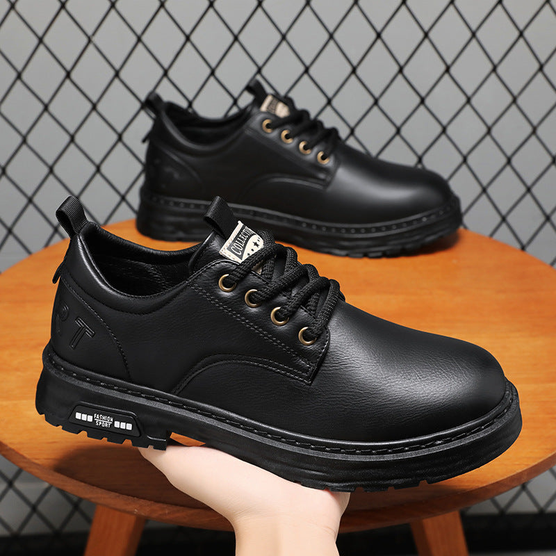 Herren Schnürschuhe aus Leder R&B