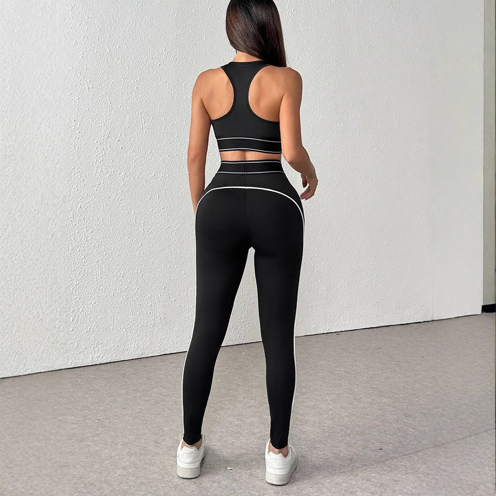 Damen Sportliches Zwei-Teiliges Set mit ergonomischem Design und atmungsaktiven Materialien R&B
