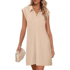 Damen Polo-Kleid mit Taschen und modernem Schnitt R&B