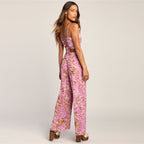 Damen luftiges Sommeroutfit mit floralem Print R&B