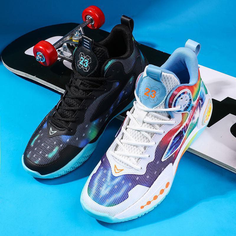 Damen Sportliche High-Top Basketball-Sneaker mit atmungsaktiver Oberflächenstruktur und innovativem Dämpfungssystem R&B