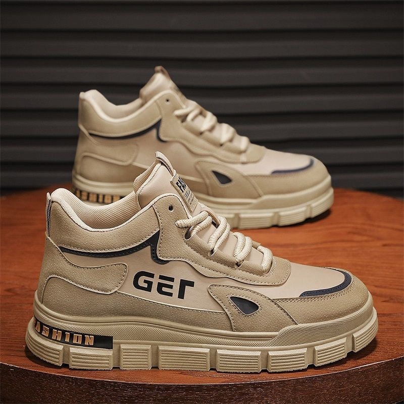 Damen Sportliche High-Top Sneakers mit atmungsaktivem Obermaterial und rutschfester Sohle R&B