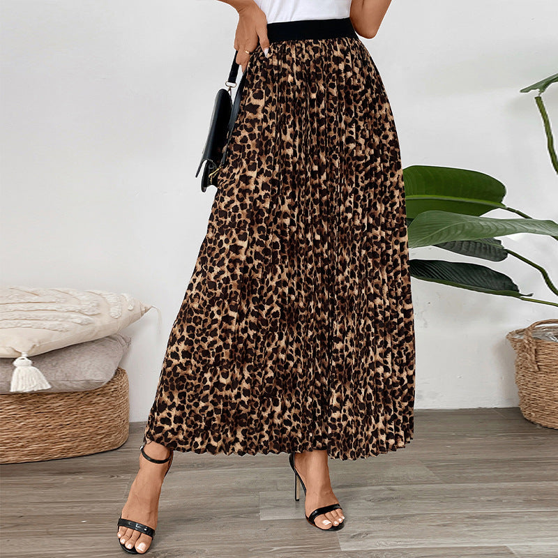 Damen Maxirock mit Leopardenmuster R&B