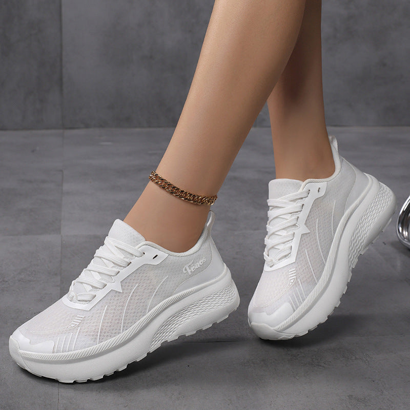 Damen Freizeitsneaker mit atmungsaktivem Mesh-Obermaterial und dämpfender Sohle