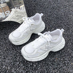 Damen Sportliche Sneakers mit atmungsaktiver Netzstruktur und dämpfender Sohle R&B