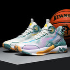 Damen Sportliche Basketball Sneakers mit dämpfendem Sohlenprofil und atmungsaktivem Obermaterial R&B