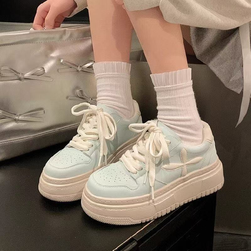 Damen Chunky Sneakers mit gepolsterter Sohle und modischem Design R&B