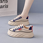 Damen Stilvolle Chunky Sneakers mit atmungsaktiver Sohle und bequemer Dämpfung R&B