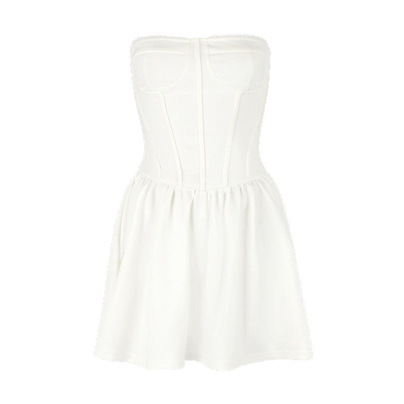 Damen Bustierkleid mit ausgestelltem Rock EB