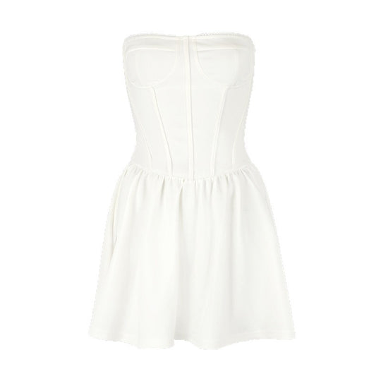 Damen Bustierkleid mit ausgestelltem Rock R&B