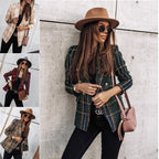 Damen Modischer Tweed-Blazer mit doppelter Knopfleiste und strukturiertem GewR&Be R&B