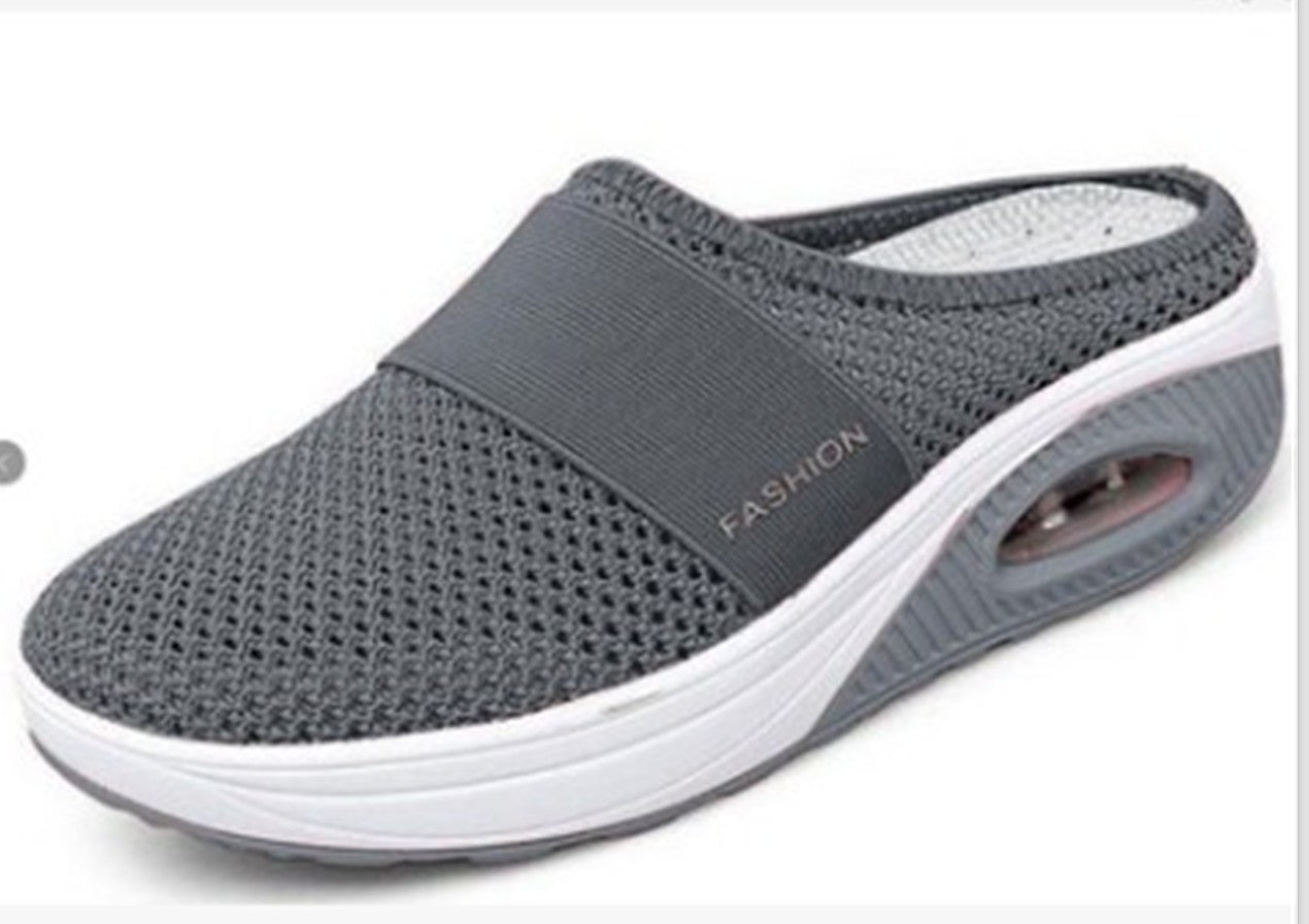 Damen Bequeme Clogs mit atmungsaktiver Mesh-Oberfläche